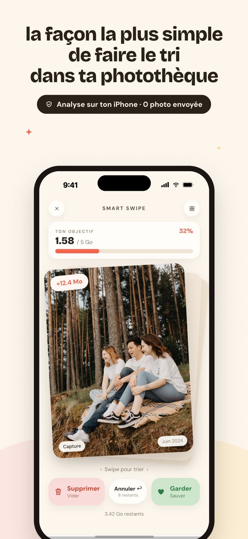 Giga, app iOS construite avec l'IA